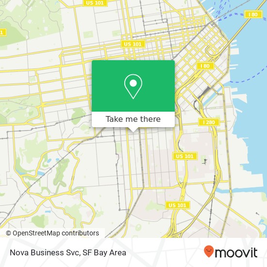 Nova Business Svc map