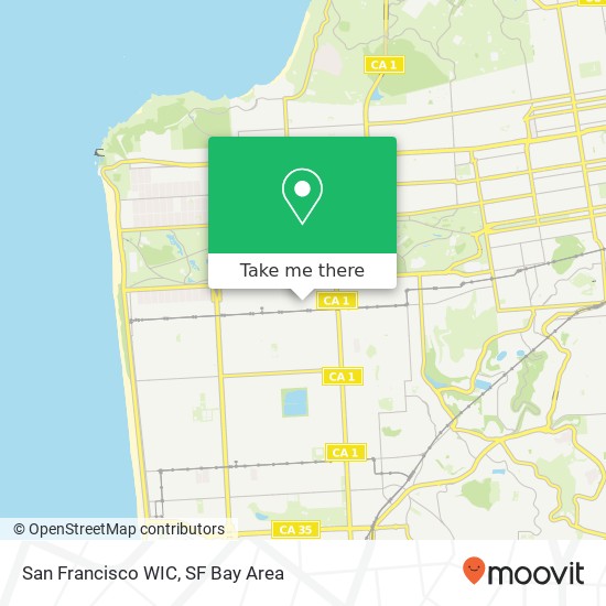 San Francisco WIC map