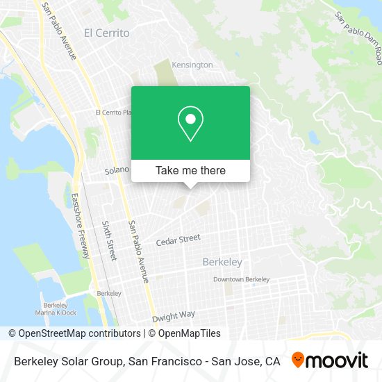 Berkeley Solar Group map