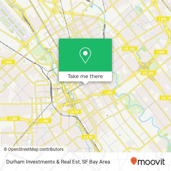 Durham Investments & Real Est map