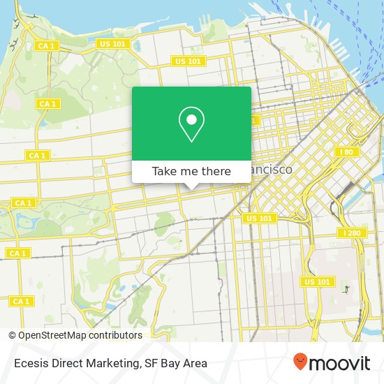 Ecesis Direct Marketing map