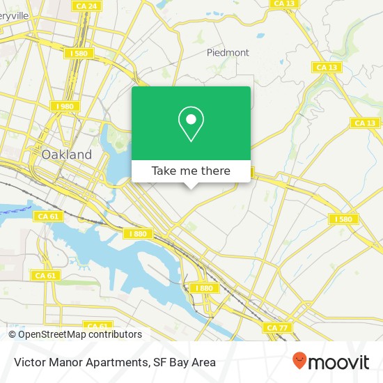 Mapa de Victor Manor Apartments