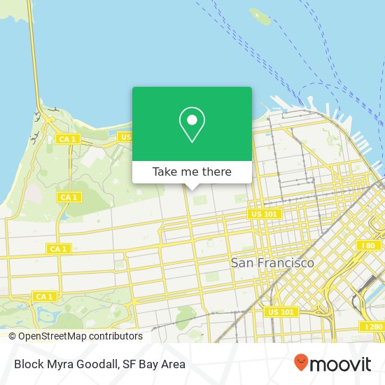 Block Myra Goodall map