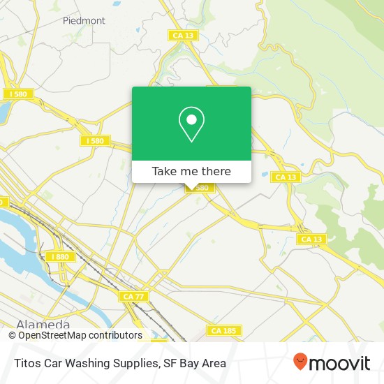 Mapa de Titos Car Washing Supplies