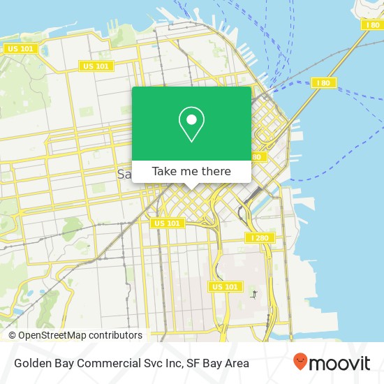 Mapa de Golden Bay Commercial Svc Inc