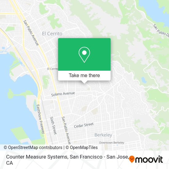 Counter Measure Systems map