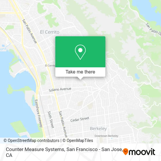 Counter Measure Systems map