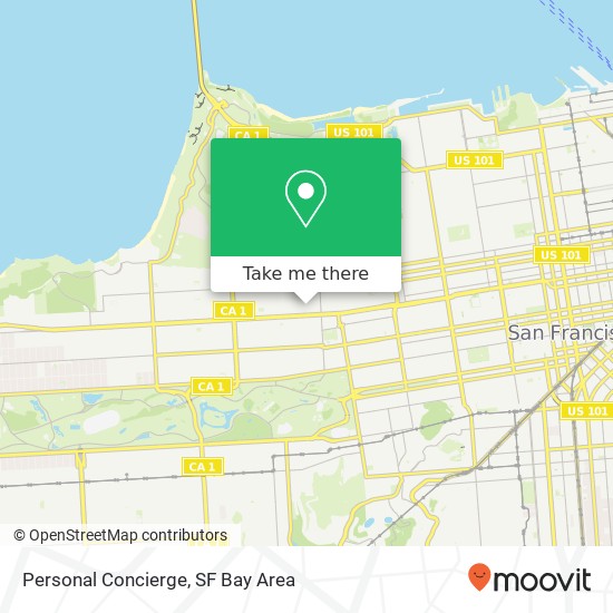 Personal Concierge map