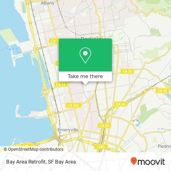 Mapa de Bay Area Retrofit