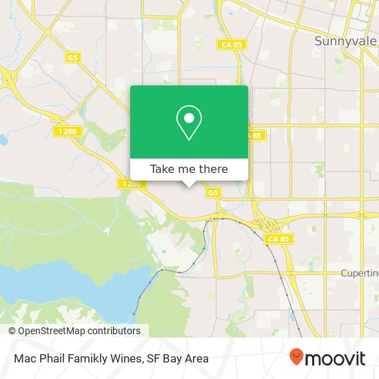 Mapa de Mac Phail Famikly Wines