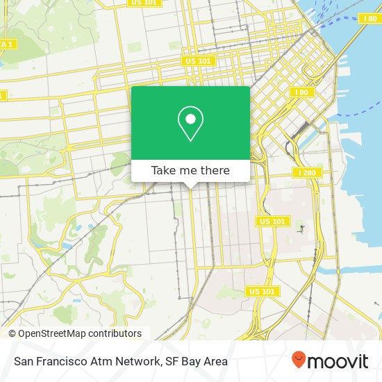 San Francisco Atm Network map