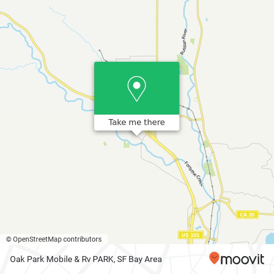Oak Park Mobile & Rv PARK map