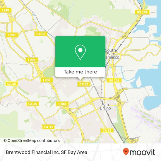 Mapa de Brentwood Financial Inc