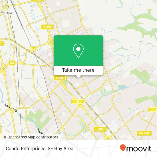 Mapa de Cando Enterprises