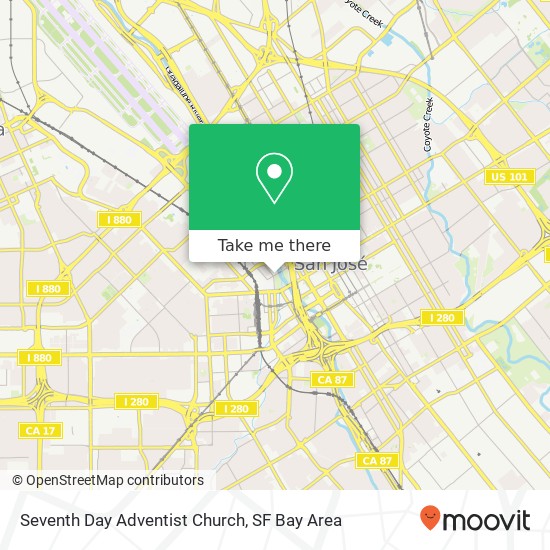 Seventh Day Adventist Church map