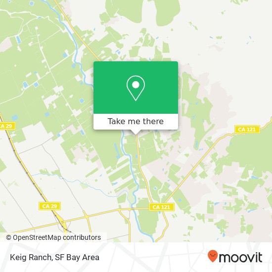 Mapa de Keig Ranch