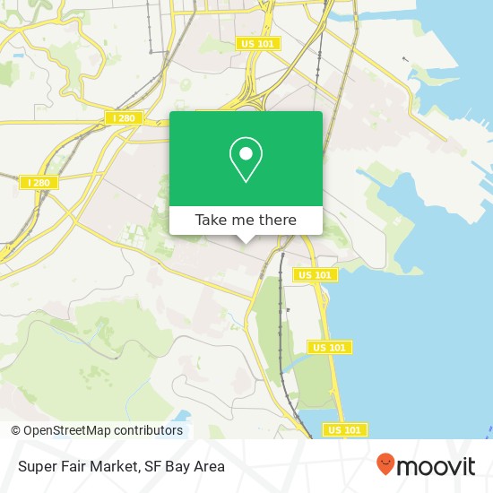 Mapa de Super Fair Market