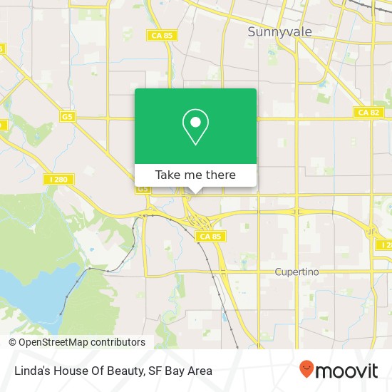 Linda's House Of Beauty map