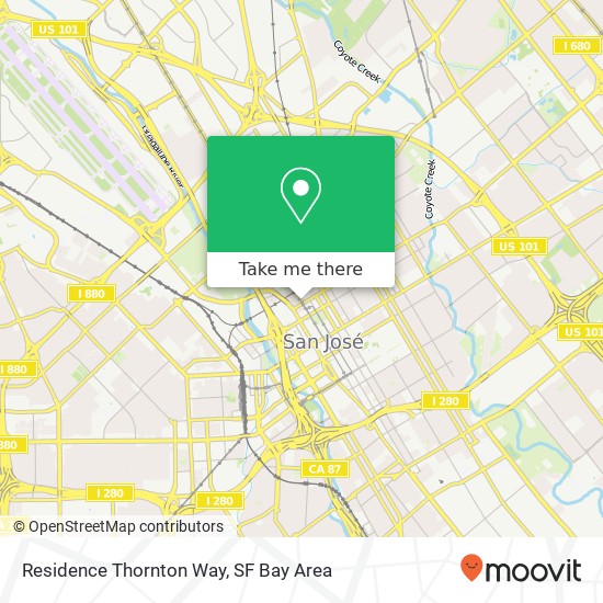 Mapa de Residence Thornton Way
