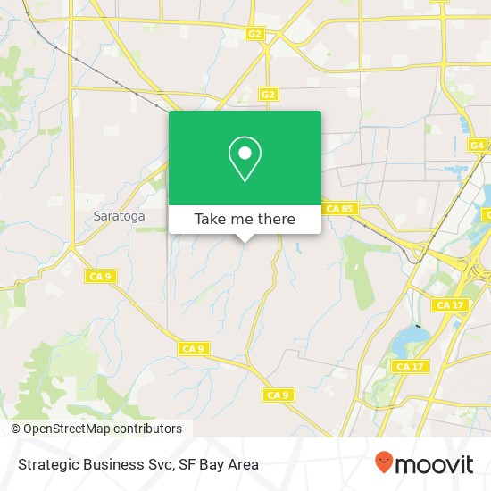 Strategic Business Svc map