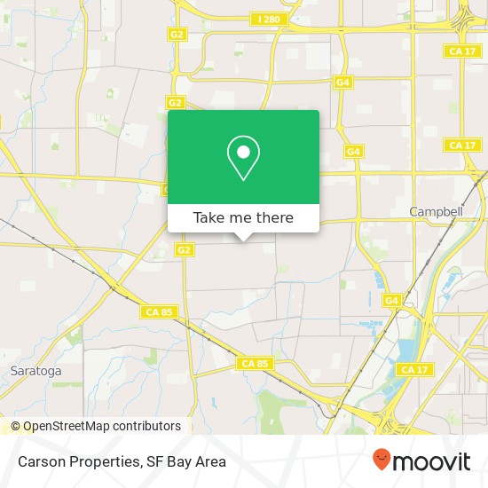 Carson Properties map