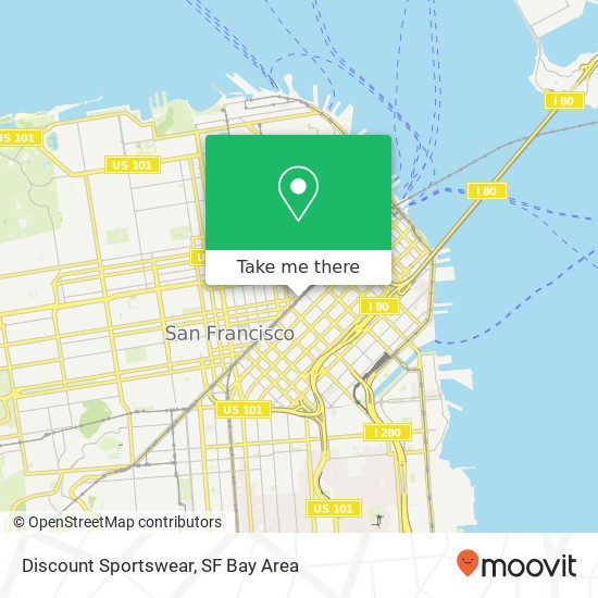 Mapa de Discount Sportswear