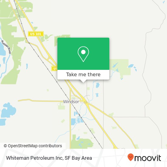 Whiteman Petroleum Inc map