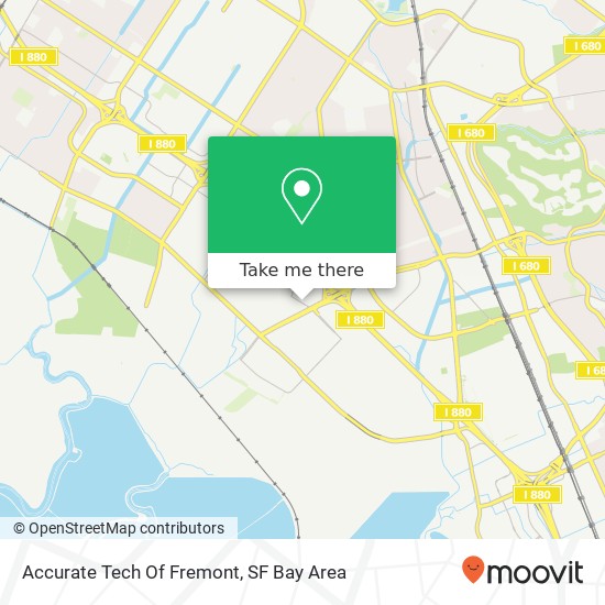 Mapa de Accurate Tech Of Fremont