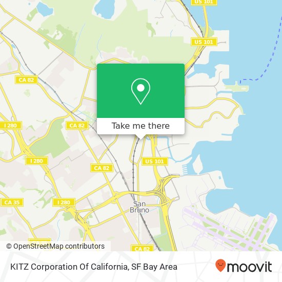 Mapa de KITZ Corporation Of California