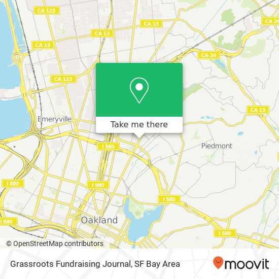 Mapa de Grassroots Fundraising Journal