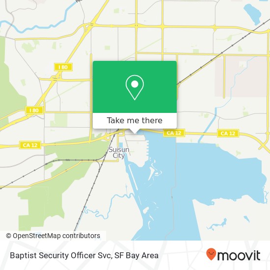 Baptist Security Officer Svc map