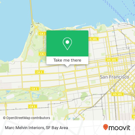 Marc Melvin Interiors map