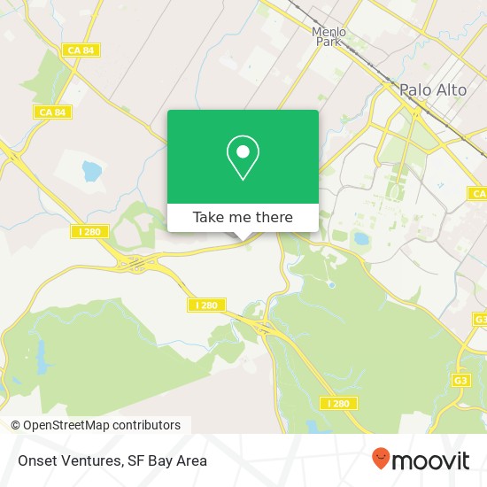 Mapa de Onset Ventures