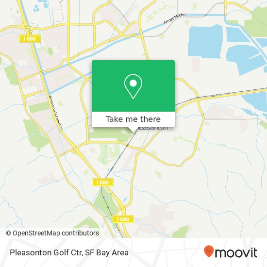 Pleasonton Golf Ctr map