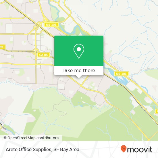 Arete Office Supplies map