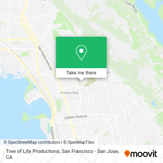 Tree of Life Productions map