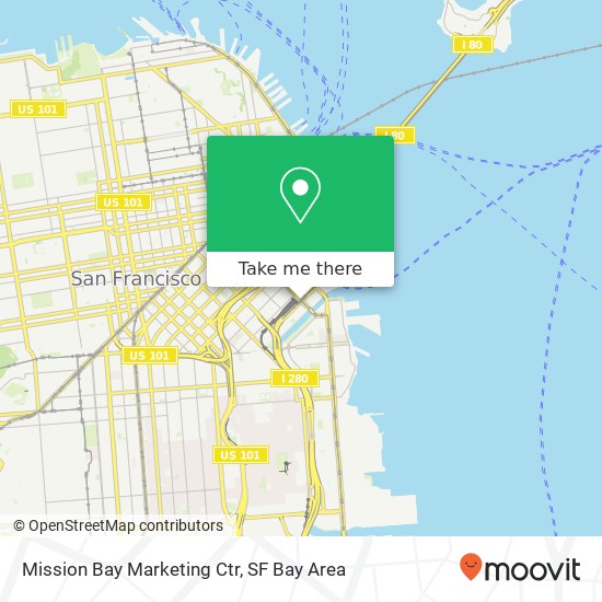 Mapa de Mission Bay Marketing Ctr