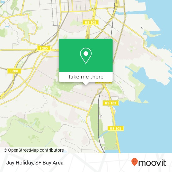 Jay Holiday map