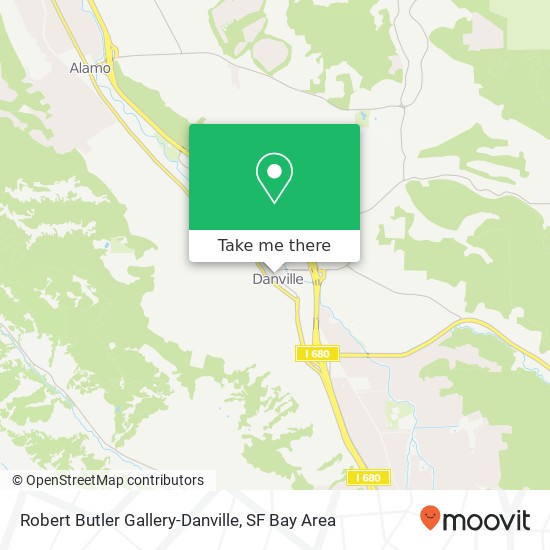 Robert Butler Gallery-Danville map