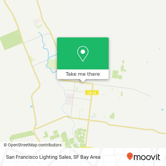 Mapa de San Francisco Lighting Sales