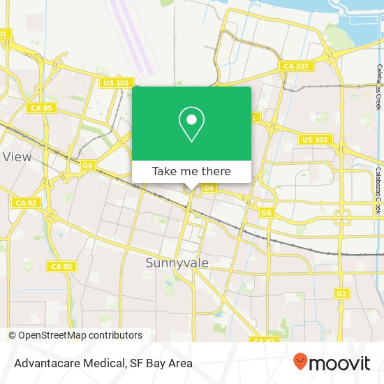 Advantacare Medical map