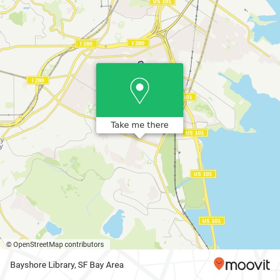 Mapa de Bayshore Library