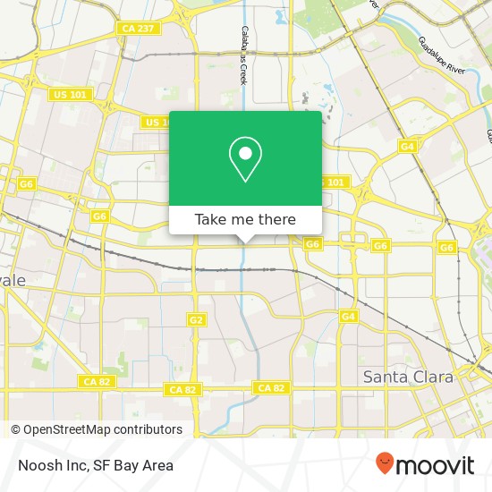 Noosh Inc map