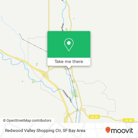 Redwood Valley Shopping Ctr map