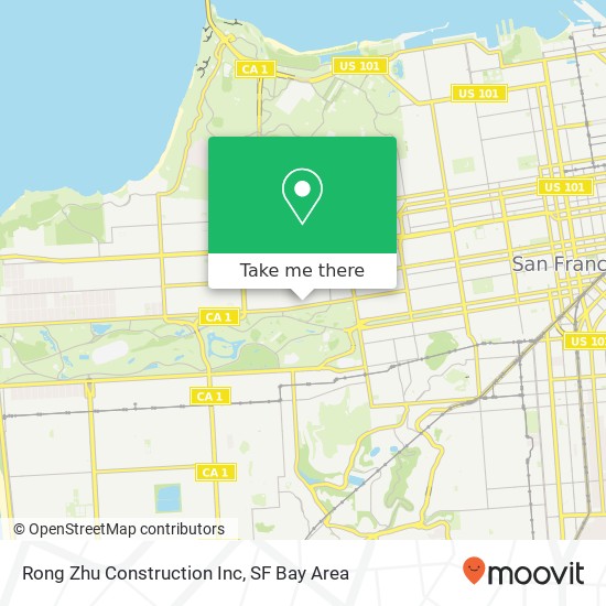 Mapa de Rong Zhu Construction Inc