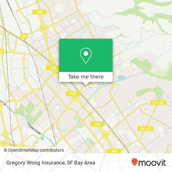 Gregory Wong Insurance map