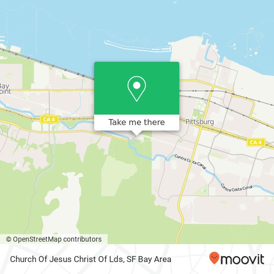 Mapa de Church Of Jesus Christ Of Lds