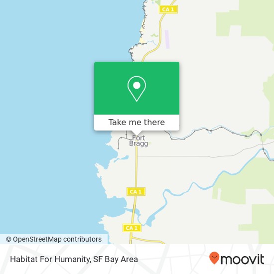 Mapa de Habitat For Humanity