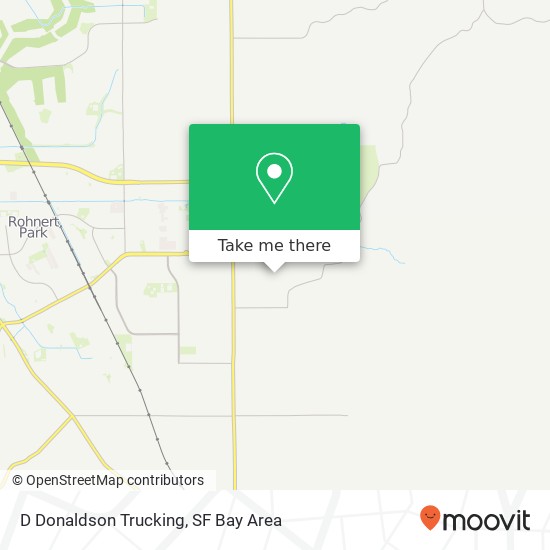 D Donaldson Trucking map