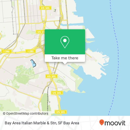 Mapa de Bay Area Italian Marble & Stn